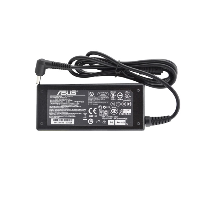 Блок питания ASUS 19V 3.42A · 65 Вт 4.0×1.35 мм
