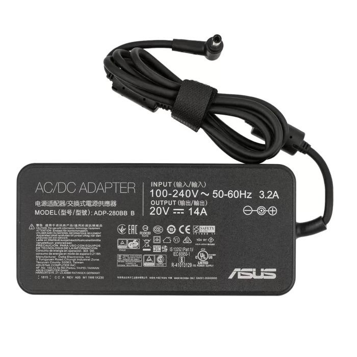 Блок питания ASUS 20V 14A · 280 Вт 6.0×3.7 мм