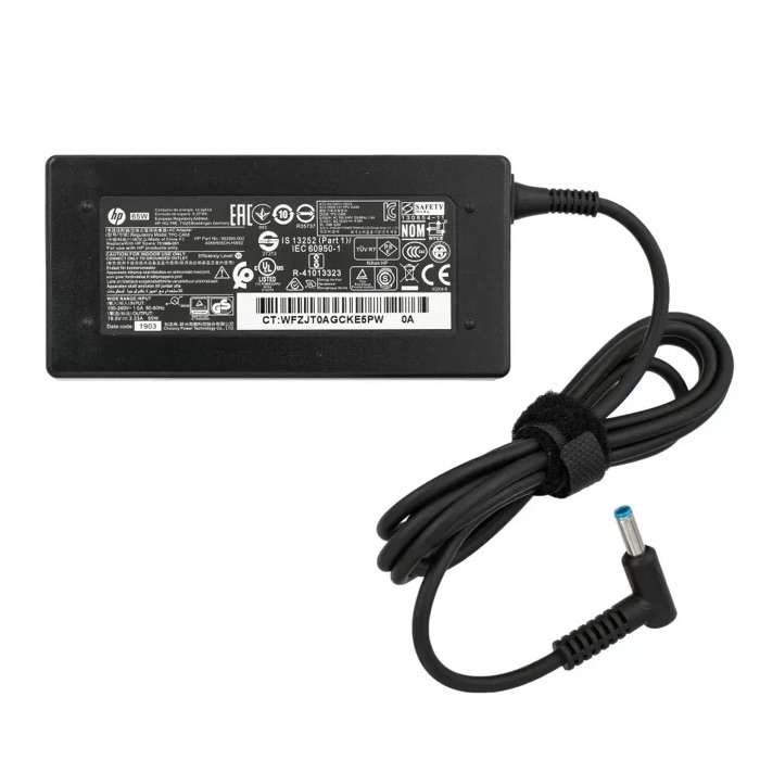 Зарядка HP 19.5V 3.33A 65W (синий штекер) — блок питания для ноутбука